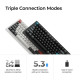 Wireless Mechanical Keyboard Keychron Q1 Ultra 8K Black - Silk POM Switch Red