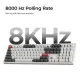 Wireless Mechanical Keyboard Keychron Q6 Ultra 8K Black - Silk POM Switch Red