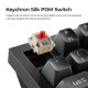 Wireless Mechanical Keyboard Keychron Q6 Ultra 8K Black - Silk POM Switch Brown