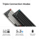 Wireless Mechanical Keyboard Keychron Q6 Ultra 8K Black - Silk POM Switch Brown