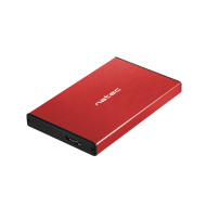 Enclosure /HDD-RACK/ Natec Rhino Go 2,5’’, USB 3.0, червен