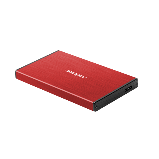 Enclosure /HDD-RACK/ Natec Rhino Go 2,5’’, USB 3.0, червен