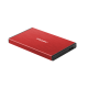 Enclosure /HDD-RACK/ Natec Rhino Go 2,5’’, USB 3.0, червен