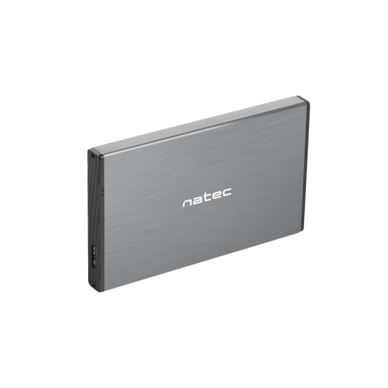 Enclosure /HDD-RACK/ Natec Rhino Go 2,5’’, USB 3.0, Grey