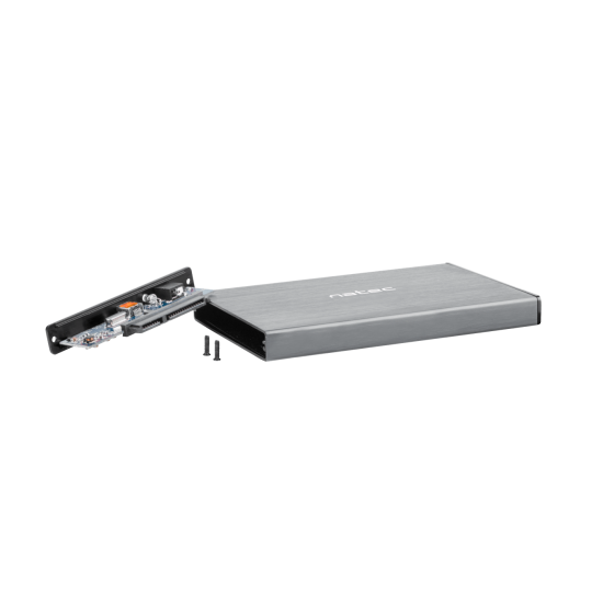 Enclosure /HDD-RACK/ Natec Rhino Go 2,5’’, USB 3.0, Grey
