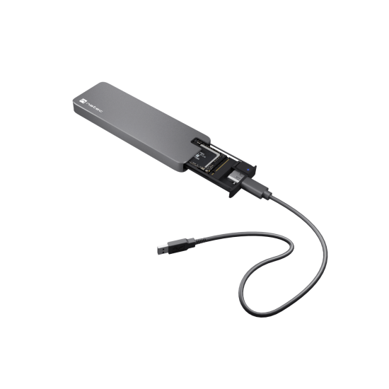 Enclosure M.2 NVME, Natec Rhino, USB-C 3.1