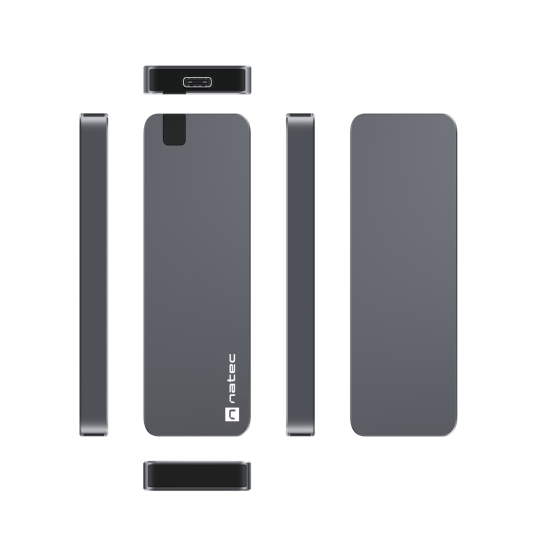 Enclosure M.2 NVME, Natec Rhino, USB-C 3.1