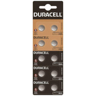 Button cell Alkaline battery LR44 /AG13/ 1.55V 10 pcs./pack price for 1 pc./ DURACELL