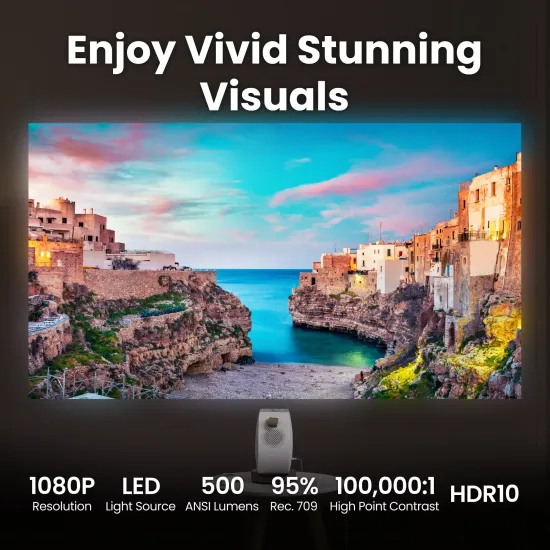 BenQ Portable Projectors BenQ GV32 - Full HD 1080p, 500lm