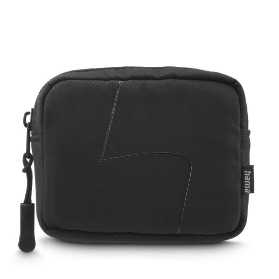Hama Headphones Bag for In-Ear and Accessories, Snap Hook, Organiser, black