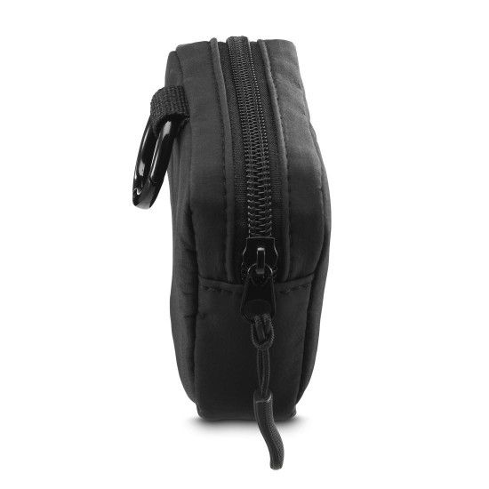 Hama Headphones Bag for In-Ear and Accessories, Snap Hook, Organiser, black