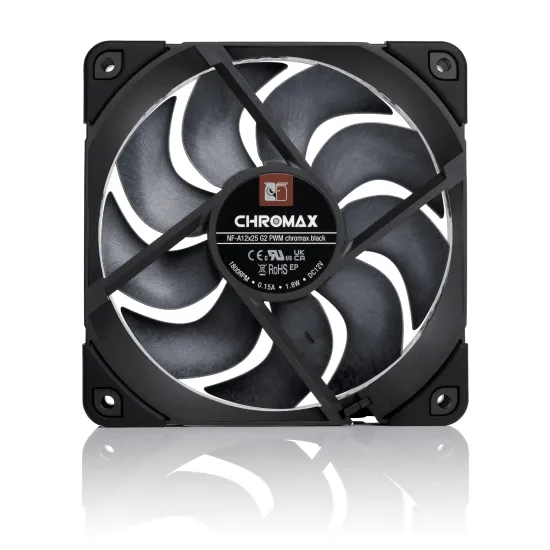 Fan Noctua NF-A12x25 G2 PWM chromax.black, 120mm