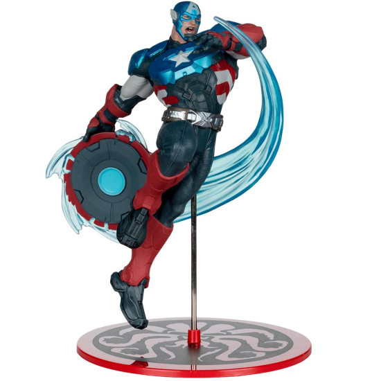 Marvel Rivals Captain America 1:10th Scale Collectible McFarlane Toys