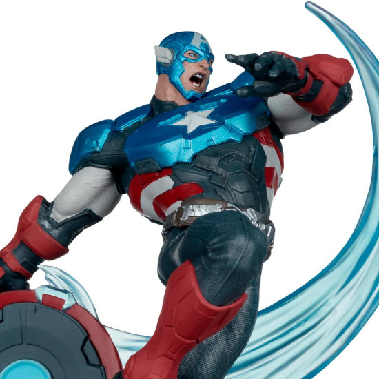 Marvel Rivals Captain America 1:10th Scale Collectible McFarlane Toys