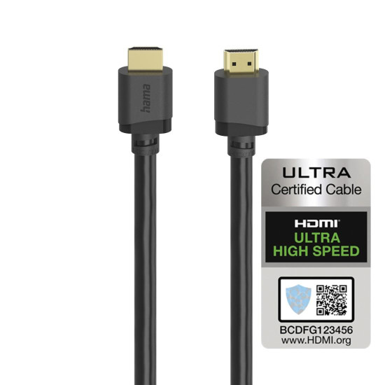 Hama Ultra High Speed HDMI™ Cable, Certified, Plug - Plug, 8K, 3.0 m
