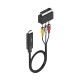 Hama AV converter, Scart/Cinch to HDMI