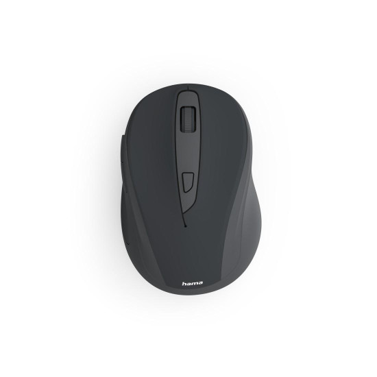 Hama “WM-400” Wireless Mouse, Ergonomic, Optical, 6 Buttons, No Clicking Noise, black
