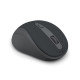 Hama “WM-400” Wireless Mouse, Ergonomic, Optical, 6 Buttons, No Clicking Noise, black