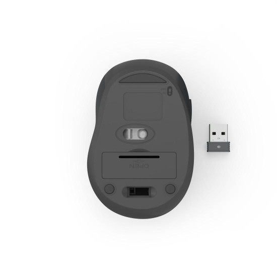 Hama “WM-400” Wireless Mouse, Ergonomic, Optical, 6 Buttons, No Clicking Noise, black