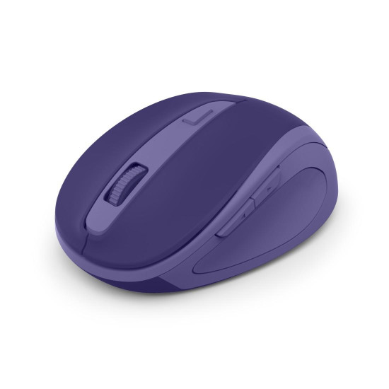Hama “WM-400” Wireless Mouse, Ergonomic, Optical, 6 Buttons, No Clicking Noise, purple