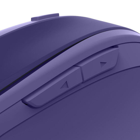Hama “WM-400” Wireless Mouse, Ergonomic, Optical, 6 Buttons, No Clicking Noise, purple