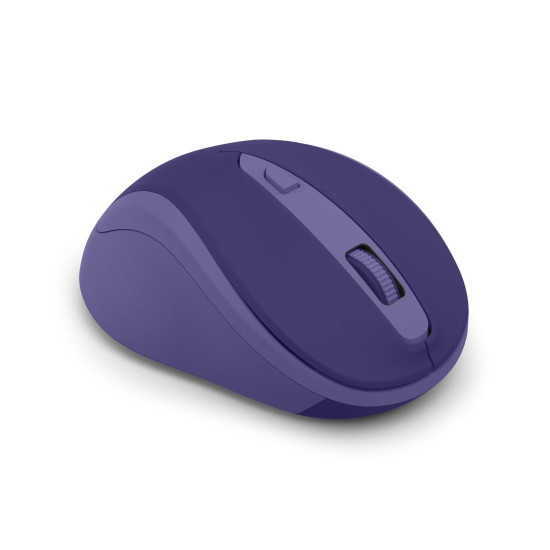 Hama “WM-400” Wireless Mouse, Ergonomic, Optical, 6 Buttons, No Clicking Noise, purple