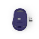 Hama “WM-400” Wireless Mouse, Ergonomic, Optical, 6 Buttons, No Clicking Noise, purple