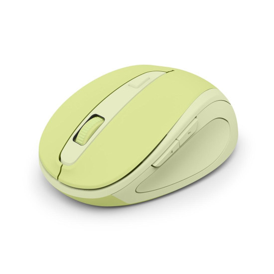Hama “WM-400” Wireless Mouse, Ergonomic, Optical, 6 Buttons, No Clicking Noise, green