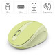 Hama “WM-400” Wireless Mouse, Ergonomic, Optical, 6 Buttons, No Clicking Noise, green