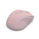 Hama “WM-400” Wireless Mouse, Ergonomic, Optical, 6 Buttons, No Clicking Noise, Pink