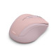 Hama “WM-400” Wireless Mouse, Ergonomic, Optical, 6 Buttons, No Clicking Noise, Pink