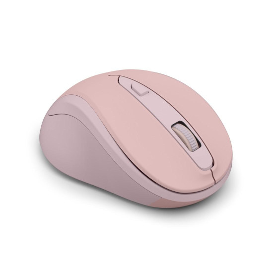 Hama “WM-400” Wireless Mouse, Ergonomic, Optical, 6 Buttons, No Clicking Noise, Pink