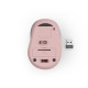 Hama “WM-400” Wireless Mouse, Ergonomic, Optical, 6 Buttons, No Clicking Noise, Pink
