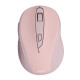 Hama “WM-400” Wireless Mouse, Ergonomic, Optical, 6 Buttons, No Clicking Noise, Pink