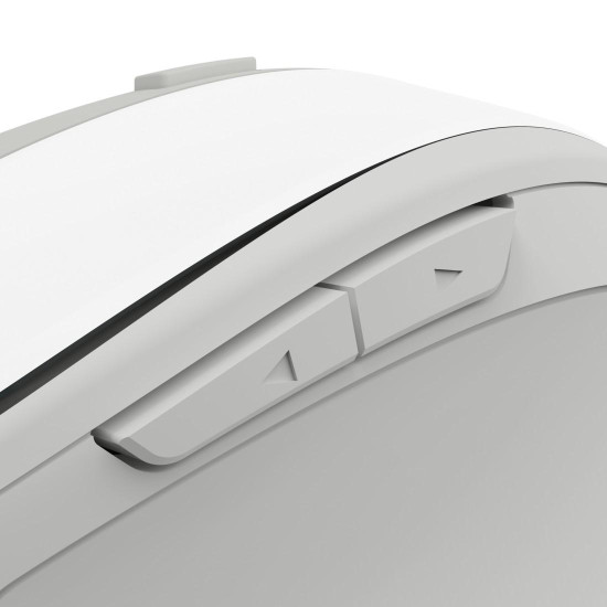 Hama “WM-400” Wireless Mouse, Ergonomic, Optical, 6 Buttons, No Clicking Noise, white