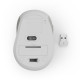 Hama “WM-400” Wireless Mouse, Ergonomic, Optical, 6 Buttons, No Clicking Noise, white