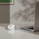 Hama “WM-400” Wireless Mouse, Ergonomic, Optical, 6 Buttons, No Clicking Noise, white