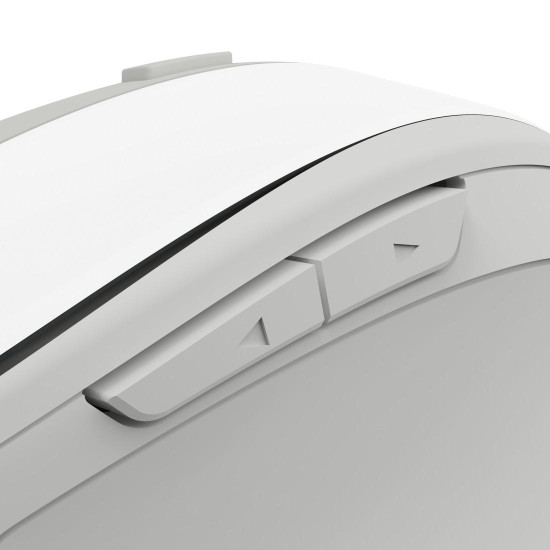Hama “WM-400” Wireless Mouse, Ergonomic, Optical, 6 Buttons, No Clicking Noise, white