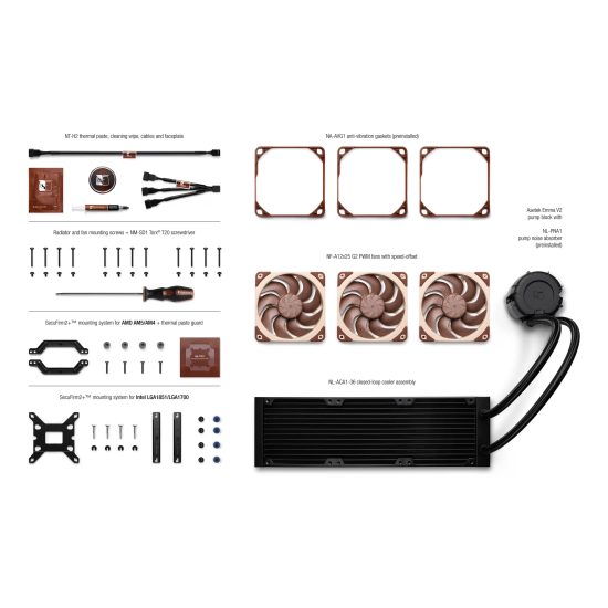 CPU Cooler Noctua Water Cooling NL-LC1-36