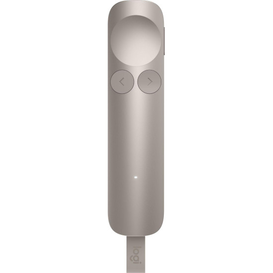 Безжичен презентер Logitech Spotlight 2, Bluetooth, 2.4 GHz Wireless - Бежов