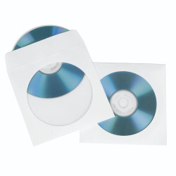 HAMA Предпазни пликове за CD/DVD дискове, опаковка 100 бр.
