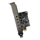 Hi-Res 7.1 PCI-e Sound card Creative Sound Blaster Audigy FX Pro