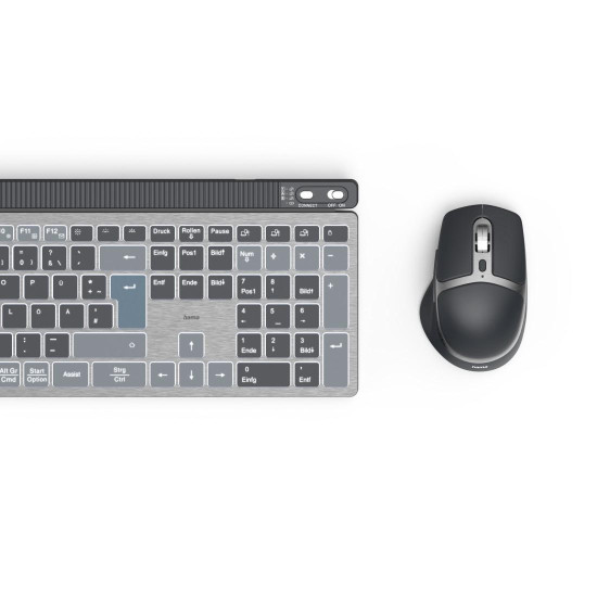 HAMA Wireless Keyboard-Mouse Set 