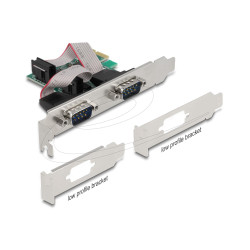 Delock PCI Express x1 Card to 2 x Serial RS-232