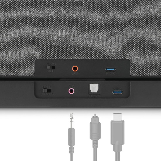 Hama Loudspeaker for TVs, 2.4 GHz Station + Bluetooth®, Portable, Stereo