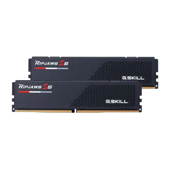 Memory G.SKILL Ripjaws S5 Black 128GB(2x64GB) DDR5 6400MHz, CL36 - Intel XMP