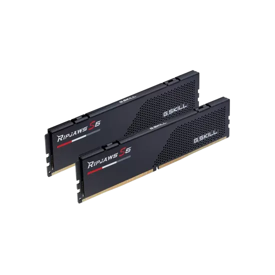 Memory G.SKILL Ripjaws S5 Black 128GB(2x64GB) DDR5 6400MHz, CL36 - Intel XMP