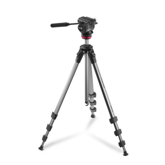 Hama “PRO Move 160 2D+” Tripod, Video Tripod for Camera and Mobile Phone, 160 cm