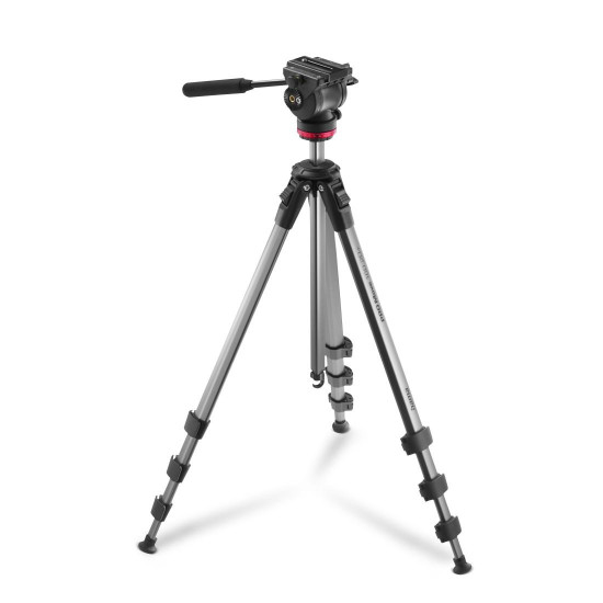 Hama “PRO Move 160 2D+” Tripod, Video Tripod for Camera and Mobile Phone, 160 cm