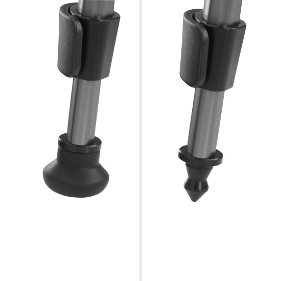 Hama “PRO Move 160 2D+” Tripod, Video Tripod for Camera and Mobile Phone, 160 cm